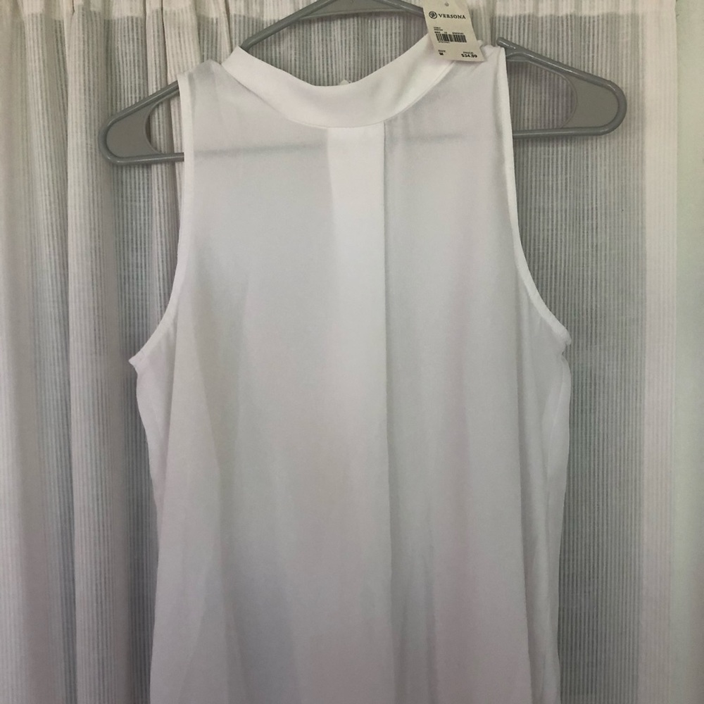 Versona mock new white blouse !